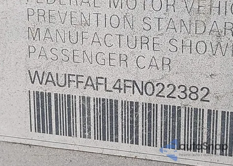 2015 Audi A4 2.0T Premium z USA, uszkodzony, nr VIN WAUFFAFL4FN022382